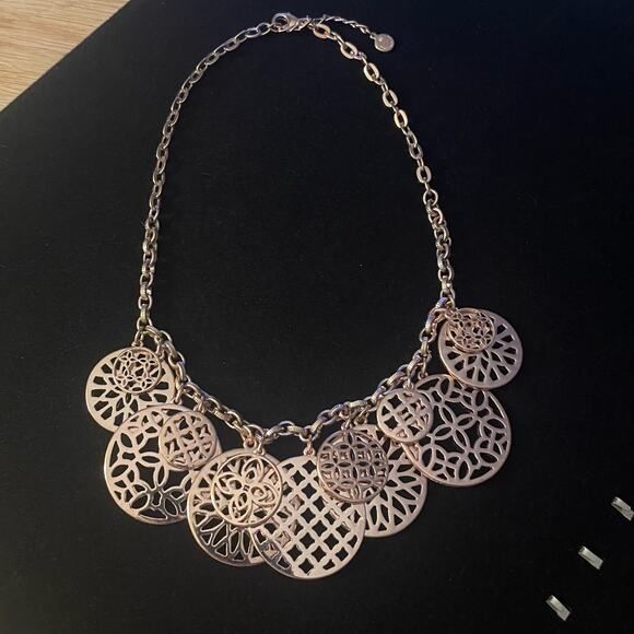 Charter Club Jewelry - Charter Club Gold Tone Filigree Discs Necklace